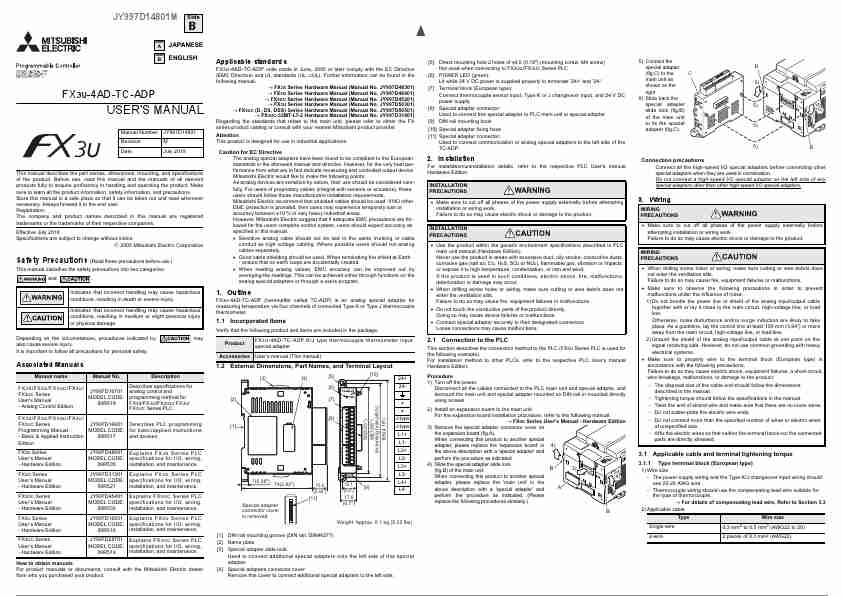 MITSUBISHI ELECTRIC MELSEC-F FX3U-4AD-TC-ADP-page_pdf